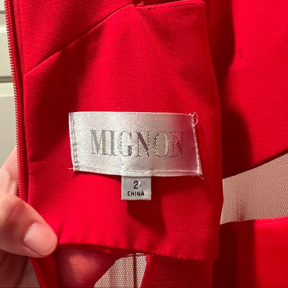 Mignon Vneck Mermaid Gown - Picture 6 of 6